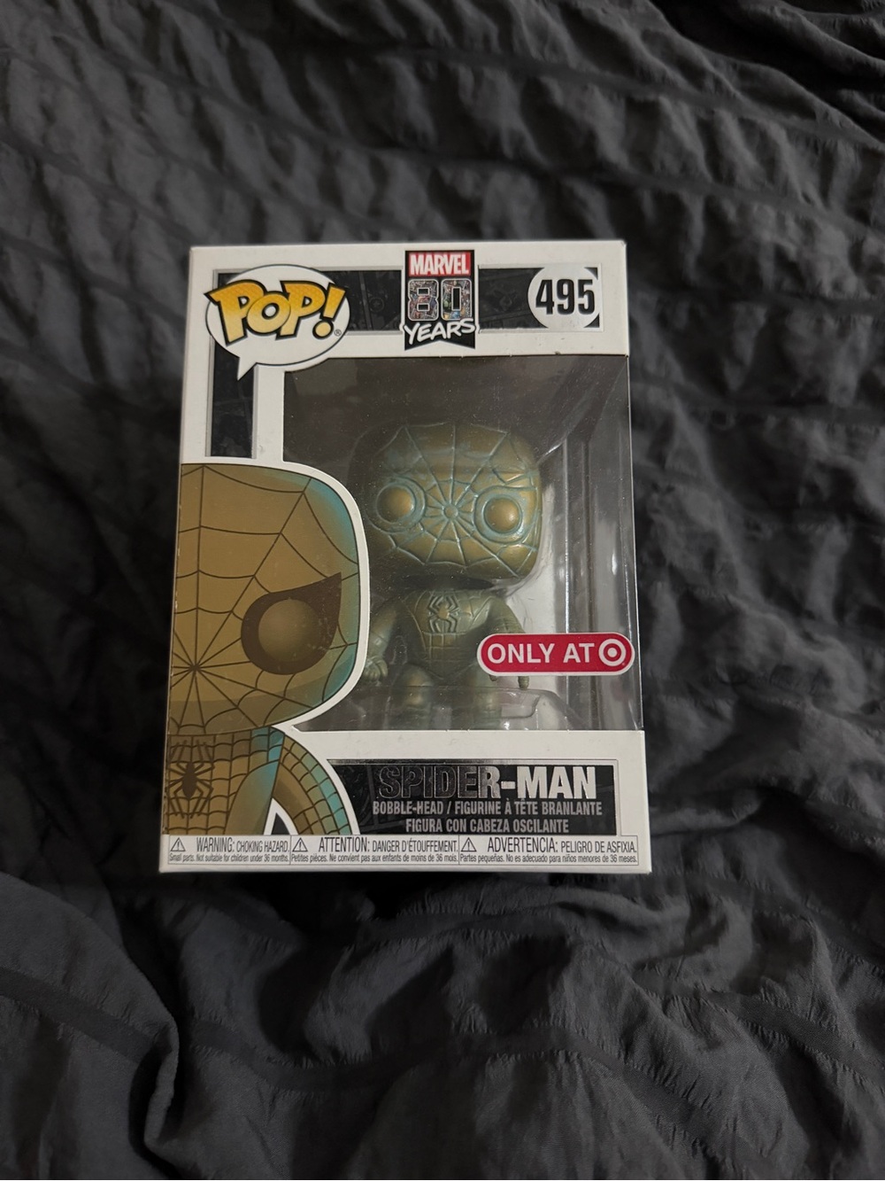 Funko Pop! Marvel Spider-Man Patina #495 Target Exclusive Marvel 80 Years